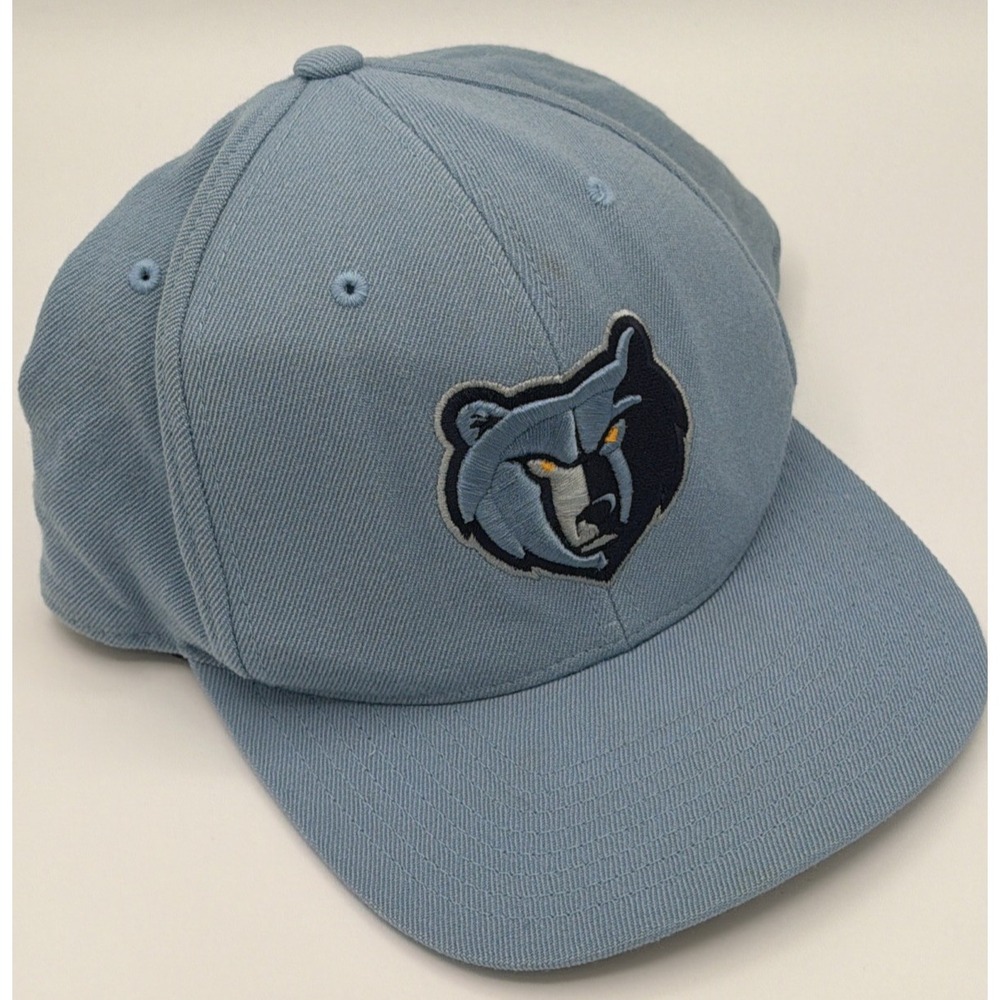 Mitchell Ness Memphis Grizzlies Hat Blue Fitted NBA Cap Size 8